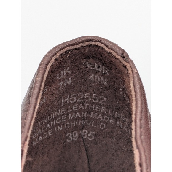 Hush Puppies Womens Brown Leather Ballet Flats Mary Jane Style Shoes Size 9M - Picture 6 of 7